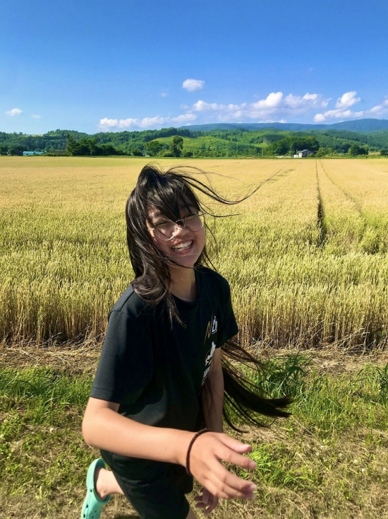 麦風と戯れの画像