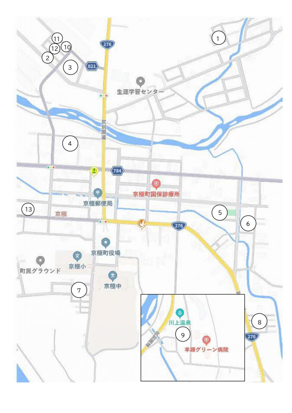 公営住宅位置図