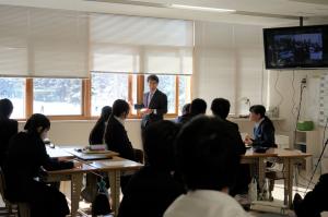 丸亀市とのオンライン交流授業を行いました画像1