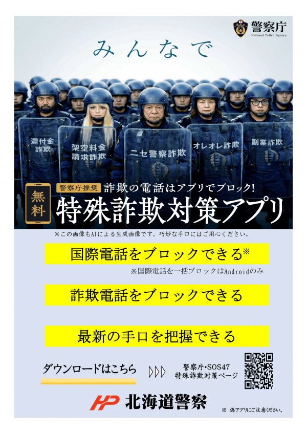 特殊詐欺対策アプリ